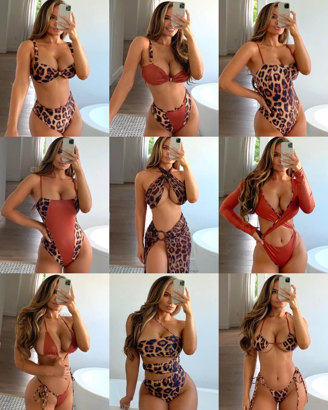 ダフネ・ジョイのインスタグラム：「Which bikini are you?! Giveaway time! Follow @lanimalco & @daphnejoycollection Tag 3 friends and we will choose 1 winner to receive bikinis of your choice for you and your friends! Winner will be announced on Friday! “La Muse” Collection exclusively designed by @lanimalco X @daphnejoycollection ! Click link in Bio! 🐆🐆🐆」