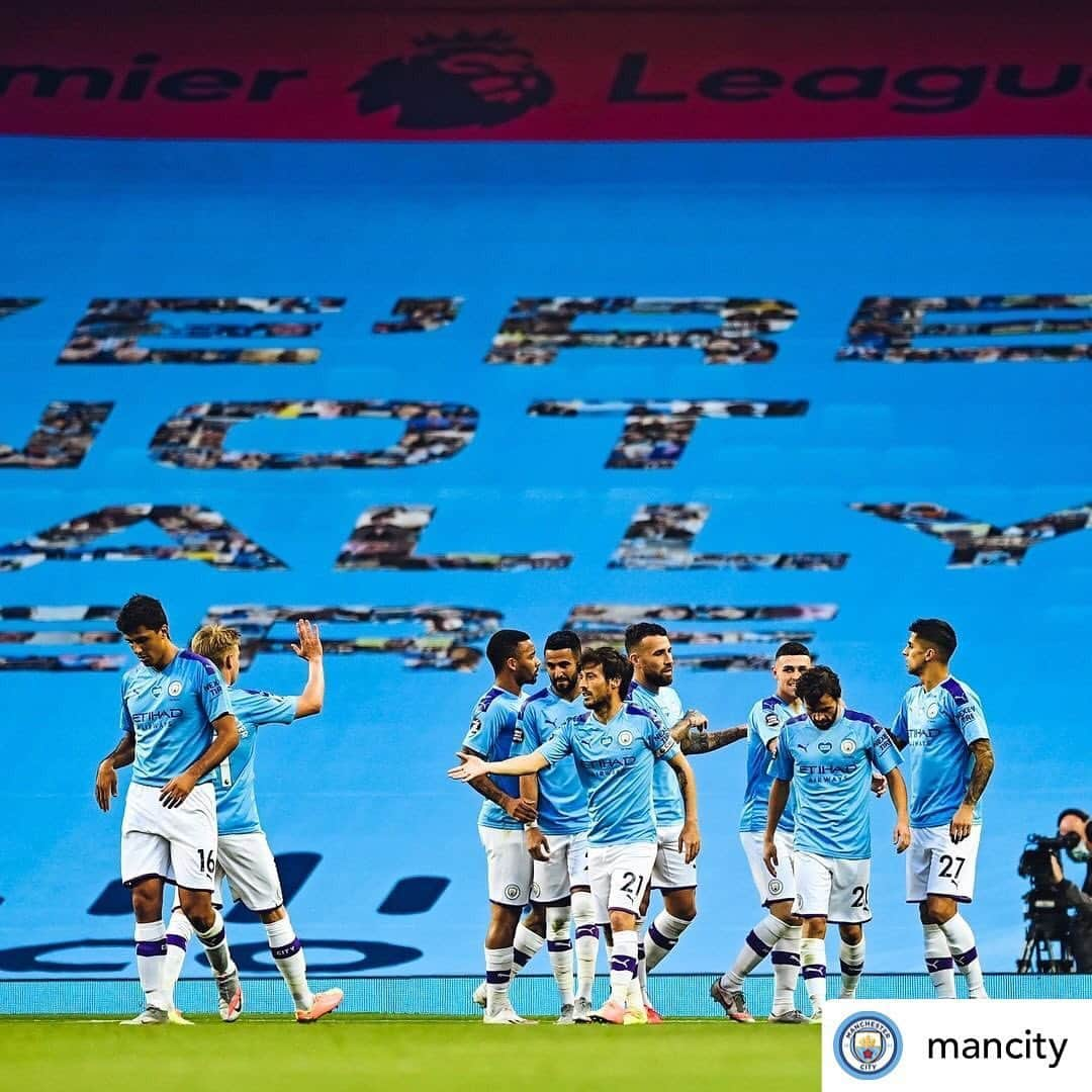 プレミアリーグさんのインスタグラム写真 - (プレミアリーグInstagram)「Who impressed you the most?⁣ ⁣ Repost • @mancity A Monday night masterclass 🔥⁣ ⁣ #ManCity」6月23日 6時16分 - premierleague