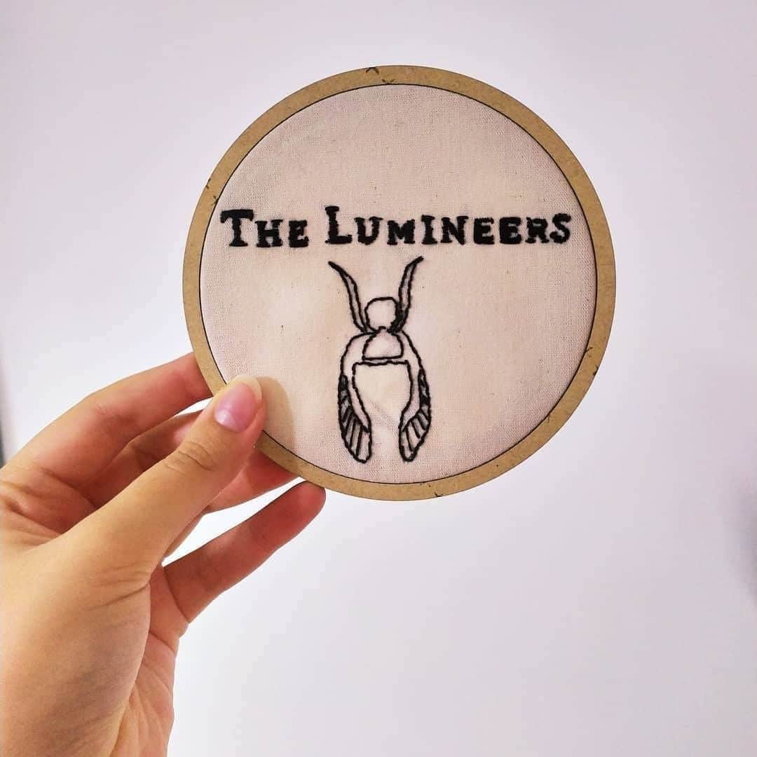 The Lumineersさんのインスタグラム写真 - (The LumineersInstagram)「Embroidered Cleopatra 🧵😮 Thanks @simmelinha. Use #thelumineers to show your fan art!」6月23日 7時47分 - thelumineers