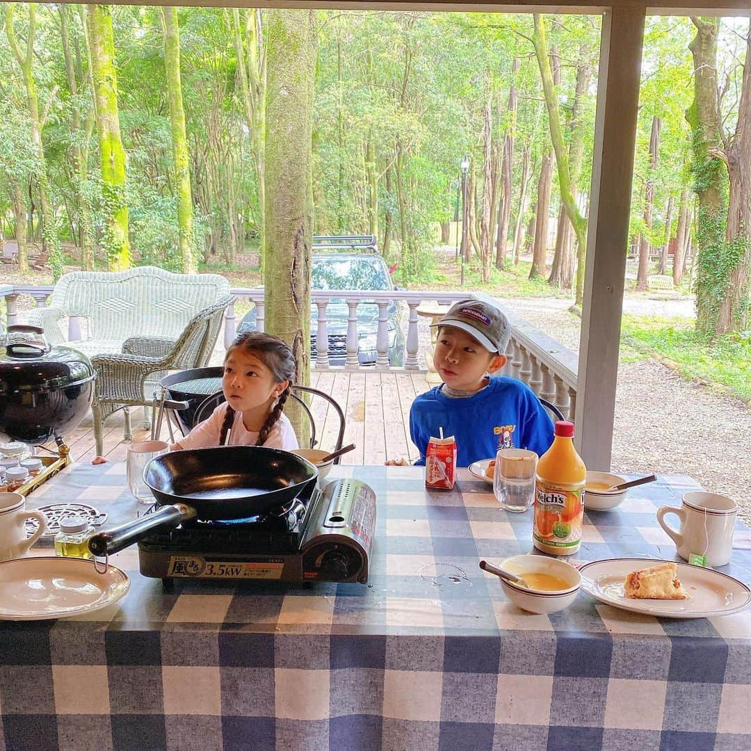 西山美希子さんのインスタグラム写真 - (西山美希子Instagram)「Weekend getaway 朝から夜までBBQ🍖」6月23日 8時02分 - mariaclove