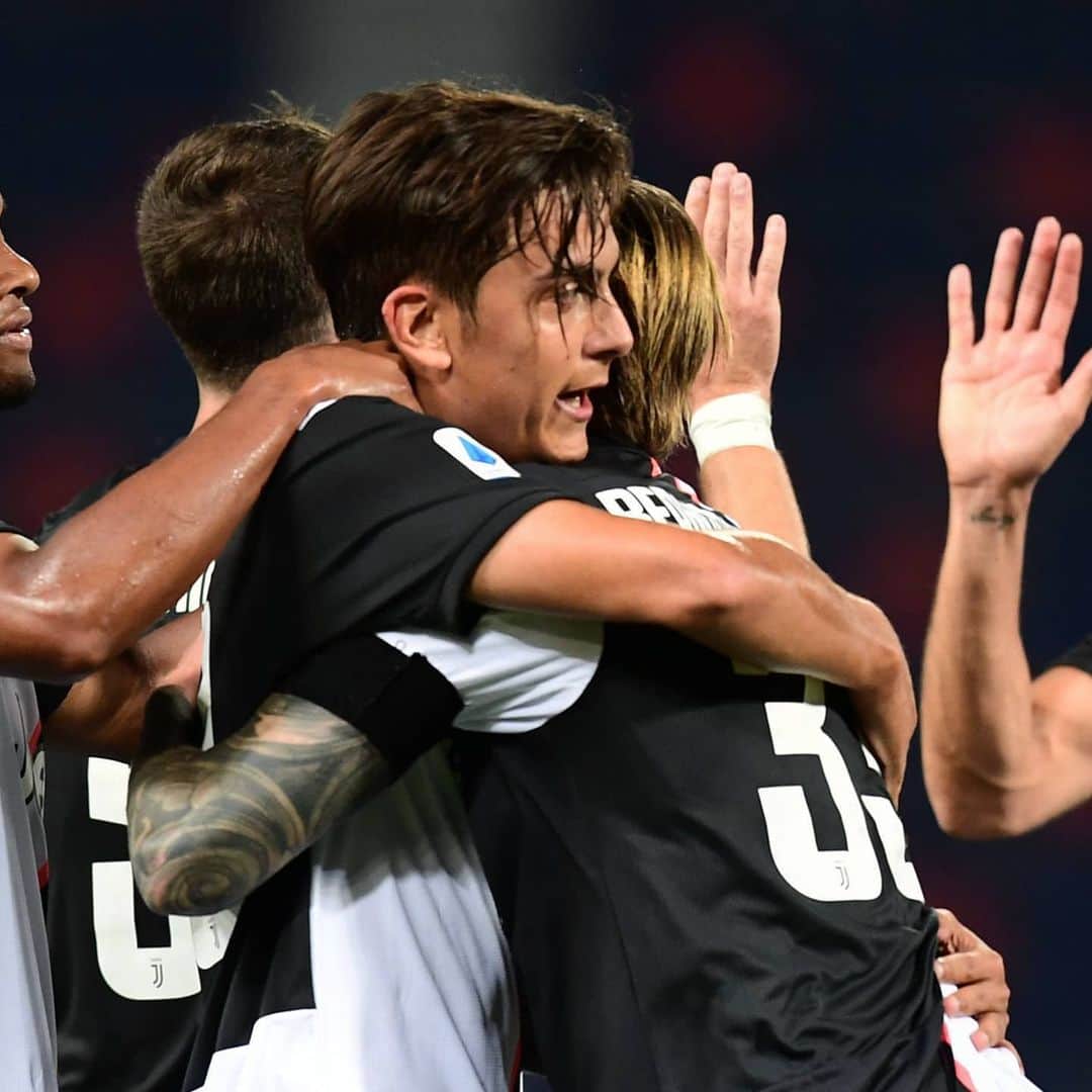 フェデリコ・ベルナルデスキのインスタグラム：「ReAction 💪🏼⚪⚫ #BolognaJuve #FinoAllaFine #ForzaJuve」