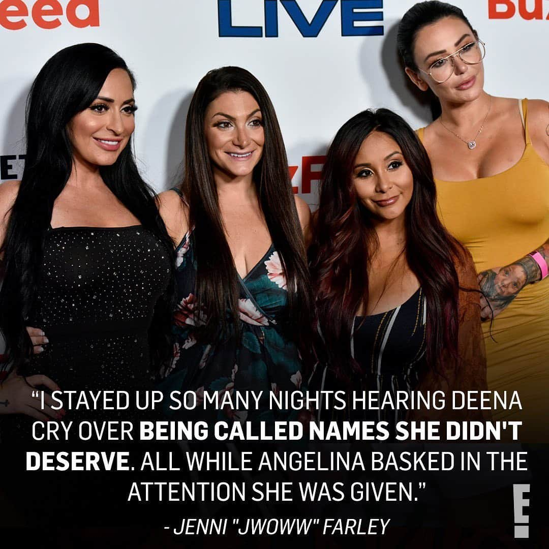 E! Onlineさんのインスタグラム写真 - (E! OnlineInstagram)「The season finale of #JerseyShore : Family Vacation may have already aired—but the drama's just begun. Link in bio for Jenni and Angelina's heated online exchange.(📷: Getty)」6月23日 8時16分 - enews