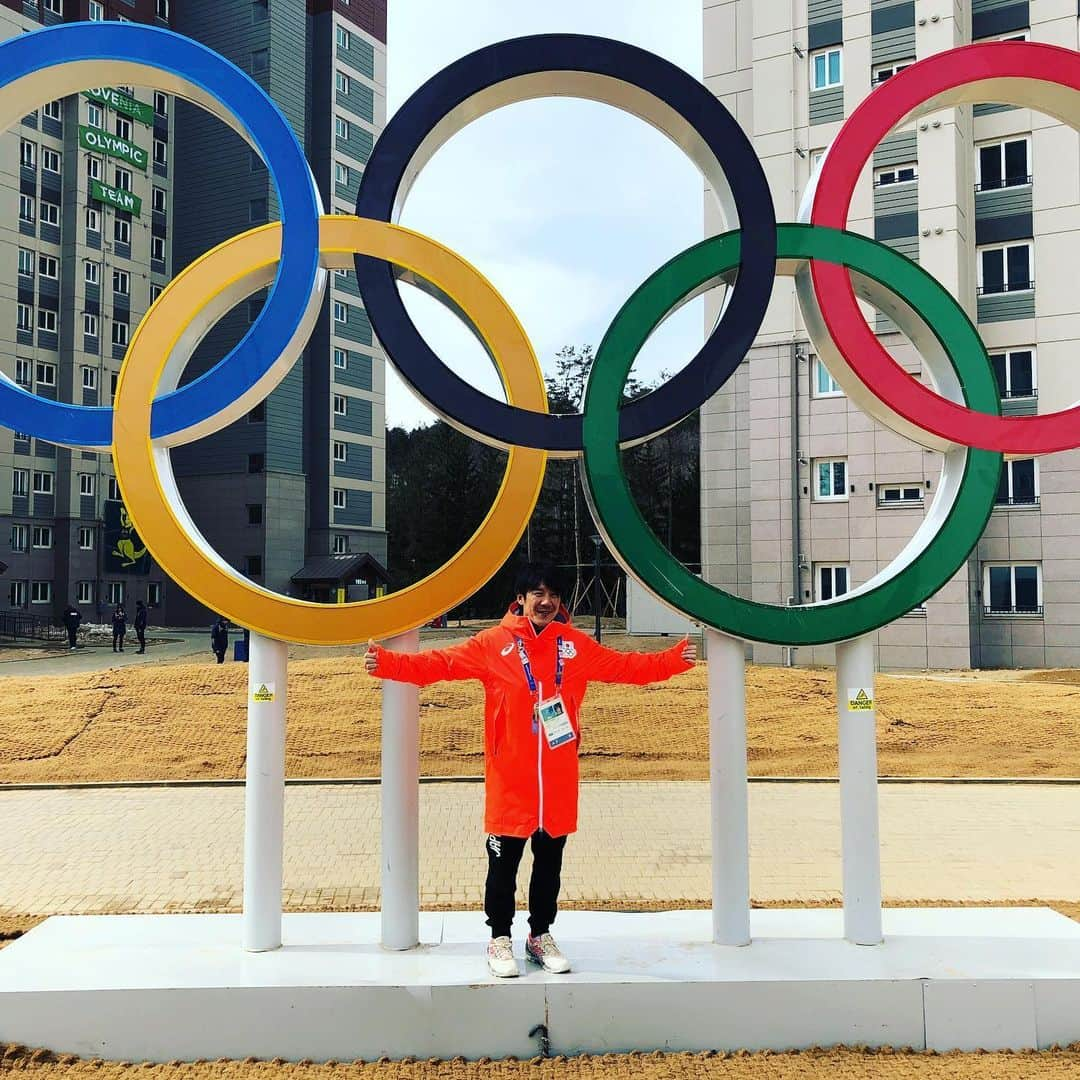 田原直哉のインスタグラム：「Happy Olympic Day😉 #olympicday #aerial #pyengchang」