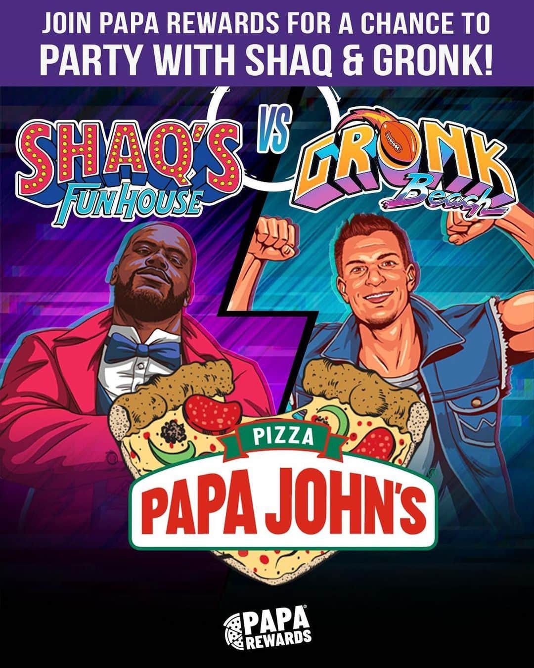 シャキール・オニールさんのインスタグラム写真 - (シャキール・オニールInstagram)「@PapaJohns and I are giving you a chance to have the ultimate virtual pizza party with me and the @Gronk LIVE with us on Saturday night as part of the stream! All you need to do is go to www.papajohns.com/shaq-v-gronk and sign up for Papa Rewards to automatically be entered. NO PURCHASE NECESSARY. Ends 6/25.  Official Rules: https://www.papajohns.com/sgparty/」6月23日 9時03分 - shaq
