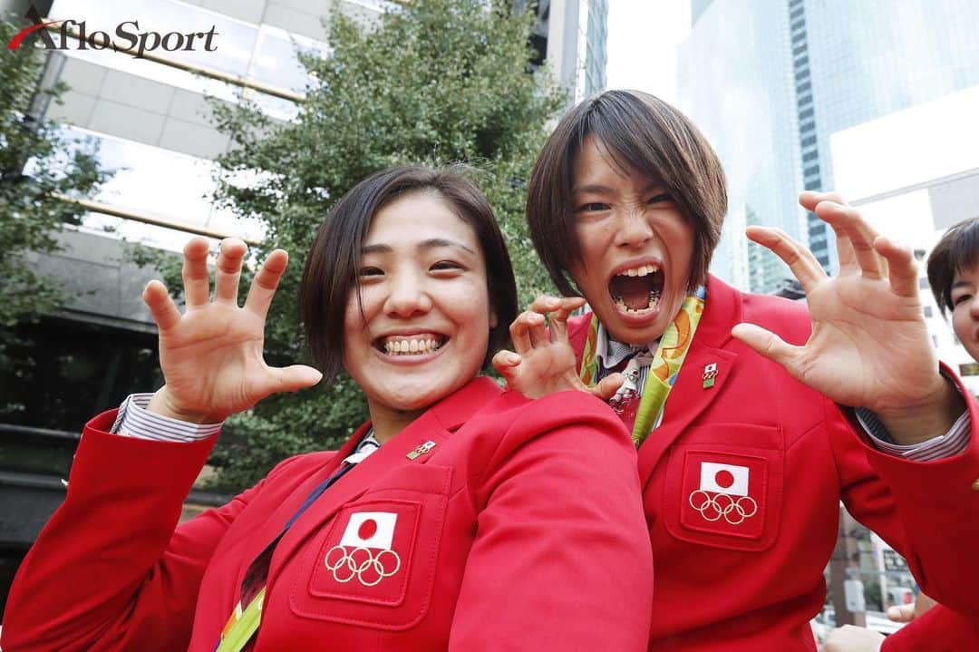 アフロスポーツさんのインスタグラム写真 - (アフロスポーツInstagram)「#田知本遥 #松本薫 またこの景色が見たい。 Japan Olympic Medalist Parade. . . #olympicday #olympic #いまスポーツにできること」6月23日 9時57分 - aflosport