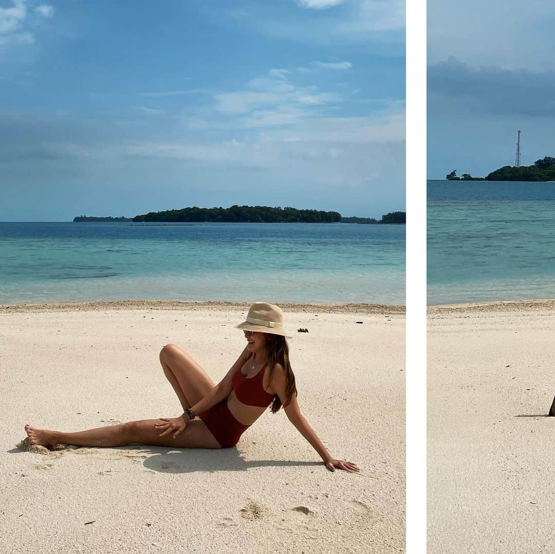 ルナ・マヤさんのインスタグラム写真 - (ルナ・マヤInstagram)「Back at you! #sea #sand #sun 🤍💙」6月23日 22時04分 - lunamaya