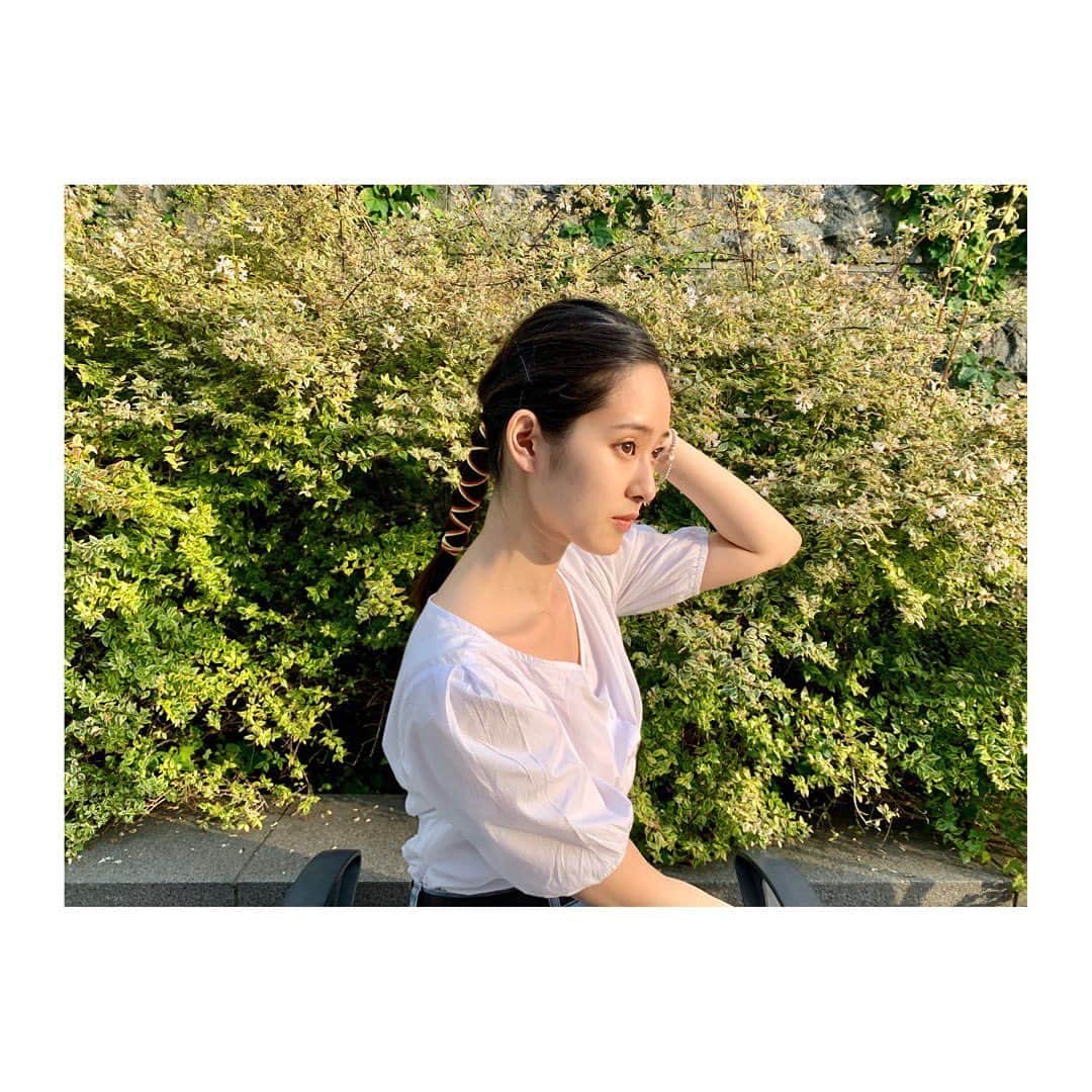 松井瑛理さんのインスタグラム写真 - (松井瑛理Instagram)「髪が可愛くて家に帰ってもなかなかはずせなかった👶🏻」6月23日 22時23分 - eri_matsui_official