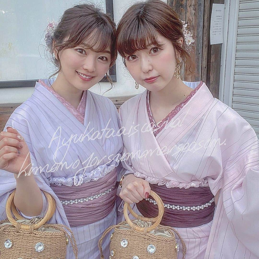 たんりいさんのインスタグラム写真 - (たんりいInstagram)「. . @m_i_aya と浅草散策っ♡ . 大人っぽくシンプルな “ 夏着物 “ 透け感があるから夏でも着れるよ〜♡ . 髪切ったけどまとめ髪っぽくしてもらった！ . 『大人っぽくない〜？』って テンション上がってた😂😂😂😂♡ . @village_tokyo の夏着物ぜひ〜💓💓 . .  #village #village_kimono #着物レンタル #浅草着物レンタル #着物レンタル浅草 #着物 #レトロコーデ #シンプル着物 #着物女子 #浅草 #浅草散策 #レトロ着物 #レトロ #浅草 #アンティーク着物 #着物コーディネート #着物コーデ #ヴィンテージ #浅草浴衣レンタル #浴衣レンタル #浴衣レンタル浅草 #浴衣デート #浴衣 #浴衣女子 #浴衣ヘアアレンジ #夏着物 #夏着物コーデ」6月23日 23時16分 - tanrii97