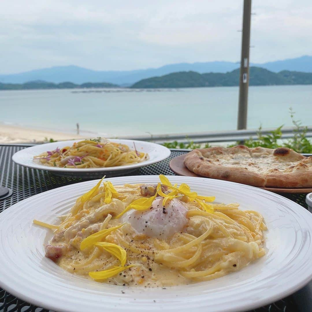 渡邊菜々さんのインスタグラム写真 - (渡邊菜々Instagram)「・ パスタが鬼かわいい🍝 お花載ってた🥺💗 ・ #わたななカフェ巡ってみた #カフェ巡り #糸島カフェ #かふぇすたぐらむ  #渡邊菜々#わたなな#🌻」6月23日 14時40分 - watanana1225