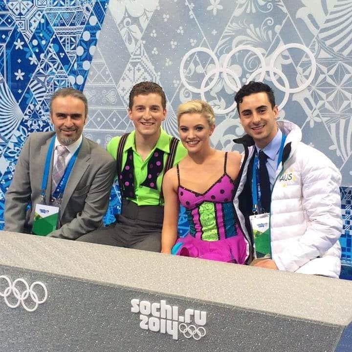 ダニエル・オブライエンのインスタグラム：「Happy Olympic Day 💙🖤❤💛💚」