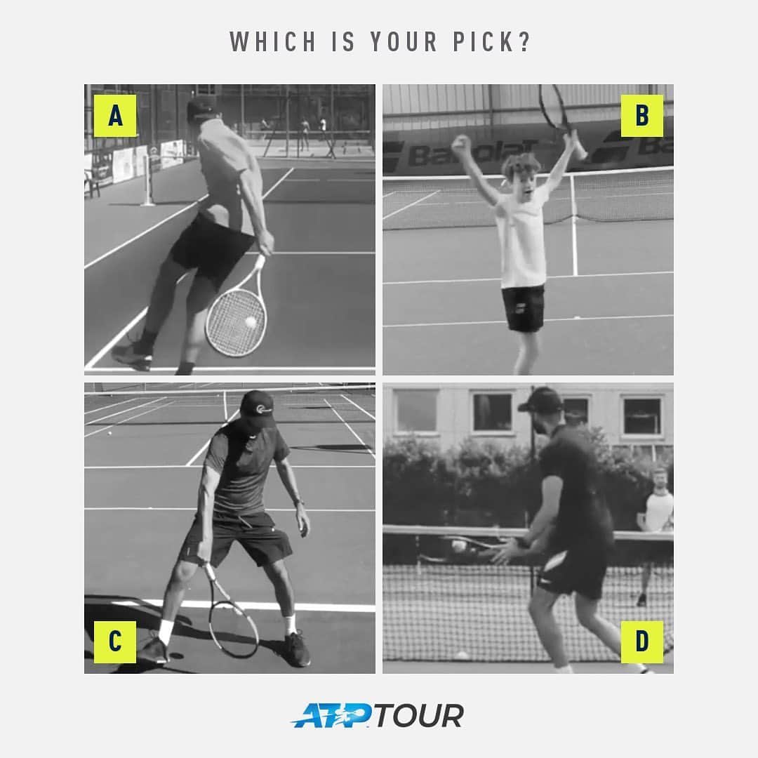 ATP World Tourさんのインスタグラム写真 - (ATP World TourInstagram)「Inventive & incredible 😅 Which is the best trick? . (via @bensimshot, @alix_esbt, @trickshottennis, @jean.kalfayan) #trickshottuesday #tennisathome」6月23日 16時44分 - atptour
