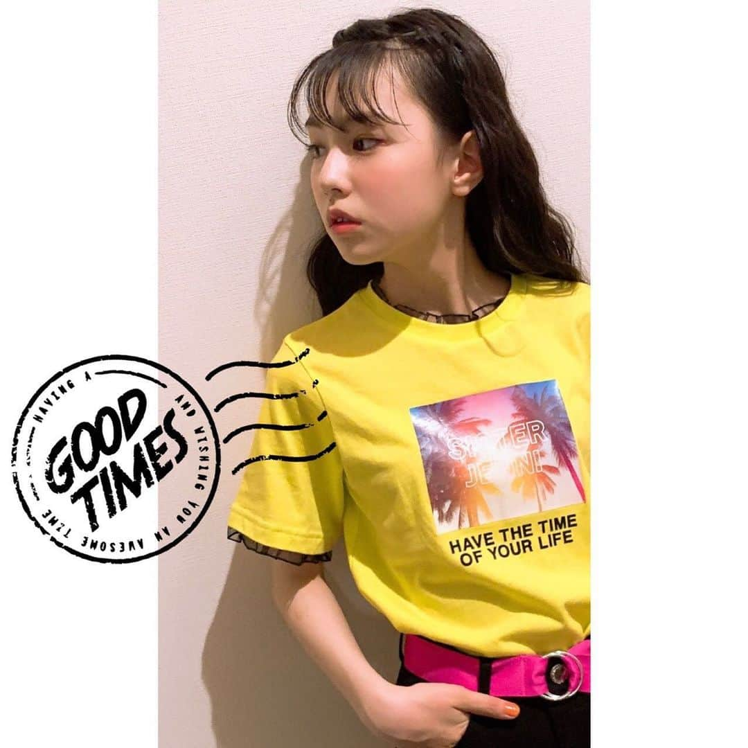 森﨑美月さんのインスタグラム写真 - (森﨑美月Instagram)「👚 昨日の全身と別バージョン‼︎ 💛❤︎💛❤︎💛 最近、 あざやか〜な色を選びがち❣️ お洋服からも ✨元気✨ もらってます😆🎶 ❤︎ ❤︎ #ニコプチ #プチモ #森﨑美月」6月23日 17時01分 - morisaki_mizuki_