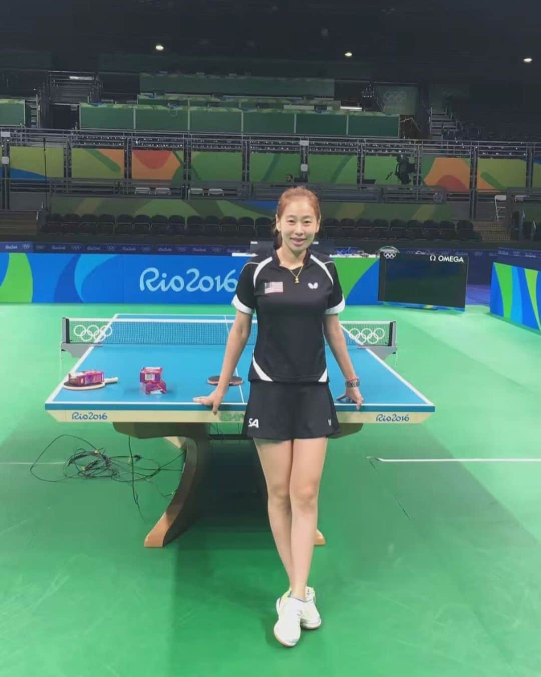 チョン・ジャーチーのインスタグラム：「#olympicday #stayactive #staystrong #workout  some good memories at the Rio Olympics 4 years ago！」