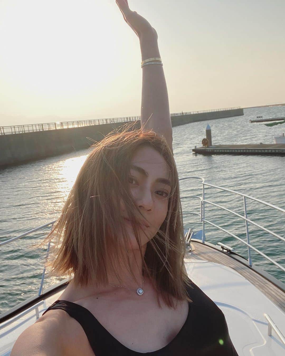 のインスタグラム：「#元気玉 #sunset ☀️❤️」