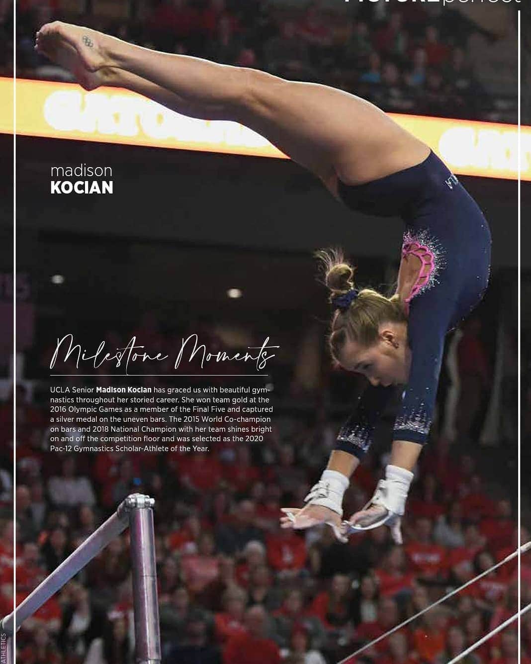 Inside Gymnasticsさんのインスタグラム写真 - (Inside GymnasticsInstagram)「#pictureperfect @madison_kocian 💙💛 Our NCAA Senior Salute continues! Look for the feature in our June/July issue!!! See link in bio or www.shopinsidenation.com to shop and subscribe!⬅️ Photo by @uclagymnastics @uclaathletics  #insidegymnastics #magazine #seniors #seniorsalute #ncaagym #pac12 #gymnastics #gymnast #beautiful #bettertogether #strength #strong #dedication #love #resilience #shine #instagood #instaphoto #picoftheday #ucla」6月23日 20時48分 - insidegym
