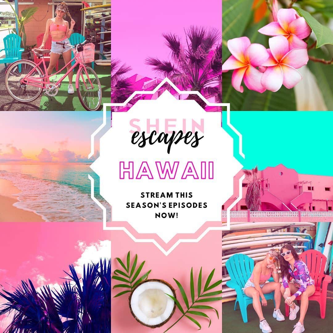 SHEINさんのインスタグラム写真 - (SHEINInstagram)「Ready for a tropical 🌴 getaway?  Stream this season's episodes of #SHEINescapes right from your mobile/pc!  If you saw it, comment below your favorite tropical emoji 🌴🌺🌊🥥! Watch Now: https://bit.ly/2YOFZ3O」6月23日 21時06分 - sheinofficial