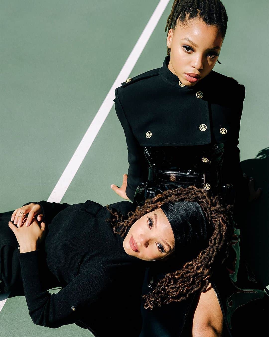 V Magazineさんのインスタグラム写真 - (V MagazineInstagram)「Two years since their last release, sister duo @chloexhalle are back! Since skyrocketing into the limelight in their teenage years after their YouTube cover of @beyonce’s #PrettyHurts went viral, which landed the girls a contract to her management company, #ParkwoodEntertainment, Chloe x Halle have solidified themselves as musical powerhouses, finding success with their 2018 debut album The Kids Are Alright. Now, the talented duo enter their twenties and experience the highs and lows of adulthood with their sophomore album #UngodlyHour, an emotional manifestation of their maturation into womanhood. Head to the link in bio to discover the full interview 🖤 — Talent: @chloexhalle  Photography: @connorfranta Fashion: @aryehlappin Casting: @itboygregk — Chloe & Halle wear @louisvuitton」6月23日 21時06分 - vmagazine