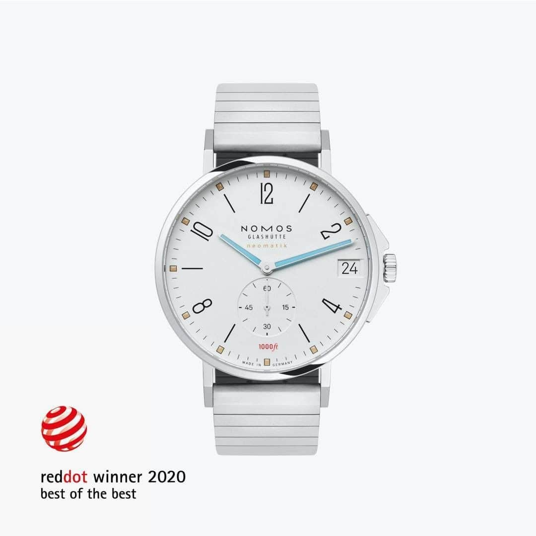 ノモスさんのインスタグラム写真 - (ノモスInstagram)「Built like a vault—and beautiful to boot. For good reason, Tangente Sport from NOMOS Glashütte has just won the highest distinction for watch design: The Red Dot Award 2020 "Best of the Best"! #nomostangente #tangente #nomos #nomosglashuette #watch #watchoftheday #watchgeek #madeingermany #wristwatch #wotd #finewatches #reddot #awardwinning」6月23日 21時24分 - nomos_glashuette