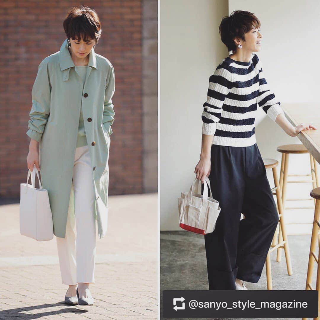 畑野ひろ子さんのインスタグラム写真 - (畑野ひろ子Instagram)「いつも撮影でお世話になっている @sanyo_style_magazine  今季のSANYO Style MAGAZINEの撮影で着用したコーディネートから、私のベスト5としてピックアップさせてもらいました🙇‍♀️ @sanyo_style_magazine のプロフィール欄のリンクからご覧いただけます。 ﻿ #sanyo_style_magazine ﻿ #webmagazine ﻿ #sanyo ﻿ #sanyoshokai ﻿ #fashion ﻿ #三陽商会 ﻿」6月23日 21時46分 - hiroko_hatano_