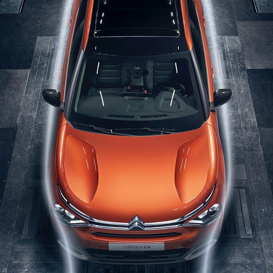 Citroënのインスタグラム：「Sleek lines, compact and raised design. New Citroën C4. World Premiere June 30th. Stay connected 📆 #New #Citroen #Car #Orange #Comfort #Elegance #Design #Fashion #Light #Style #Instacar #Carsofinstagram #Auto」