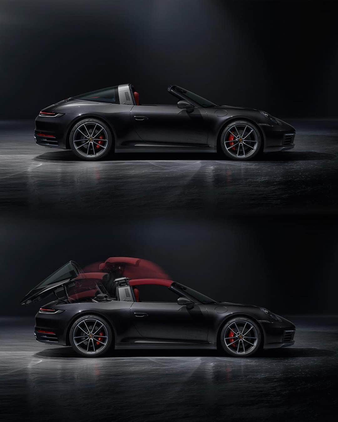 Porscheさんのインスタグラム写真 - (PorscheInstagram)「That defining 911 silhouette topped with a window to the world. The new Targa unveils ultimate driving conditions with its fully automatic roof system opening and closing in under 20 seconds. #TimelessMachine  __ 911 Targa 4: Fuel consumption combined: 9,8 l/100 km; CO2 emissions: 223 g/km. 911 Targa 4S: Fuel consumption combined: 10,3 - 9,9 l/100 km; CO2 emissions: 235 - 227 g/km.」6月24日 0時00分 - porsche