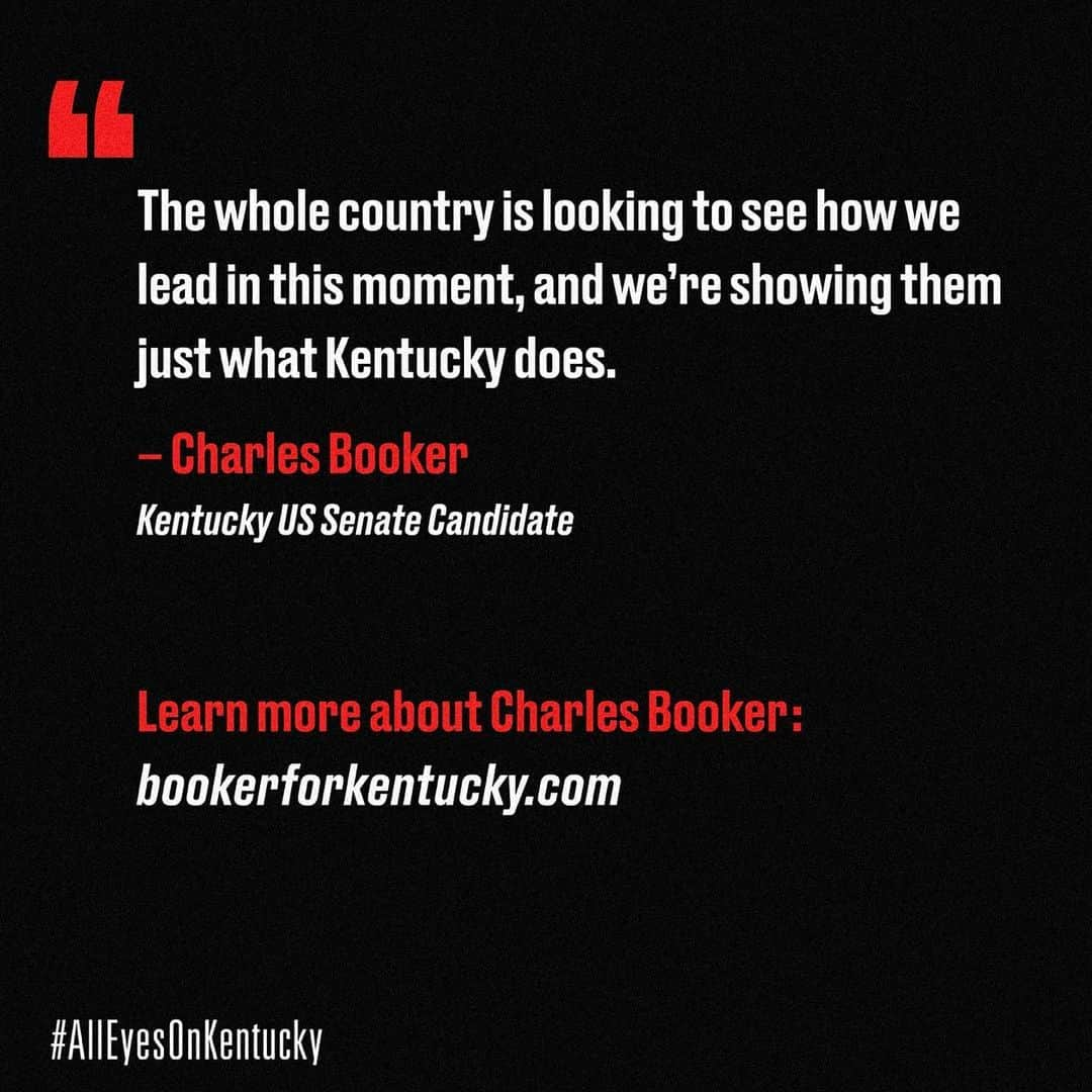 レジーナ・キングさんのインスタグラム写真 - (レジーナ・キングInstagram)「^The whole country is looking to see  how we lead in this moment, and were showing them just what Kentucky does" -Charles Booker Kentucky US Senate Candidate」6月24日 0時21分 - iamreginaking