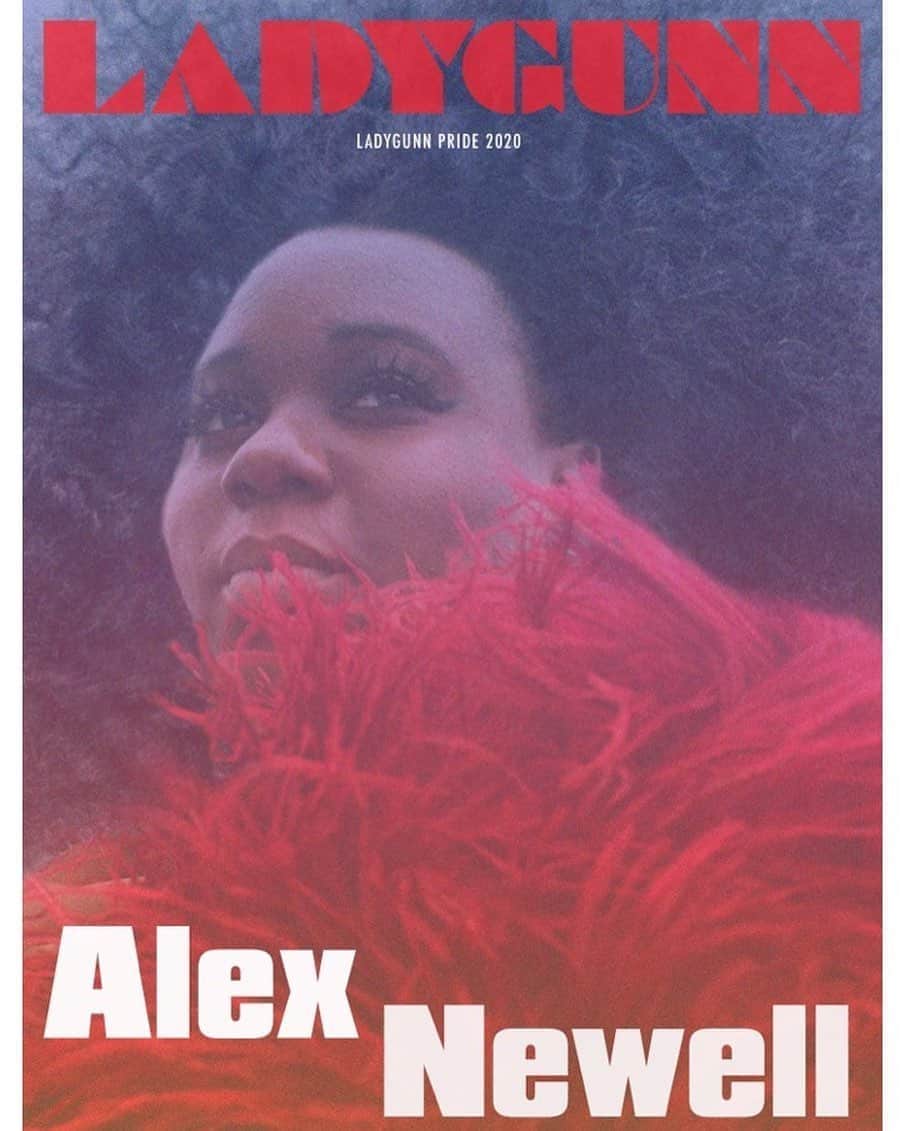 のインスタグラム：「Thanks soo much. Link in Bio! @LADYGUNN #LADYGUNNPRIDE2020  cover photo / @jasperegan  creative direction / @styledbyphil  story / @malikpeay  digital hair stylist / @evaniefrausto  editor / @kokontuen」
