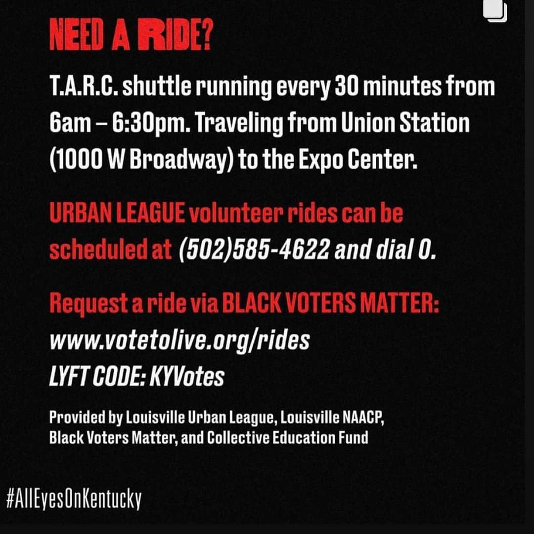 ビジー・フィリップスさんのインスタグラム写真 - (ビジー・フィリップスInstagram)「LETS GO Kentucky!!! Let’s GO @booker4ky !!! @wckitchen will be on hand at the Exposition Center to provide meals for those waiting in line! Don’t be intimidated if there are long lines! Make sure your voice is heard! Wear masks! Bring sanitizer! VOTE!!!! EDIT: I understand and read some information about the KY election and the bi-partisan decision to vote this way but I think everything included here is valuable info for today’s election so I’m leaving it up- because even when things are planned well, there can be issues, we’ve had issues in LA when we’ve switched to new ways of voting. Plus- GO @booker4ky and @wckitchen !!❤️👏❤️ #alleyesonkentucky」6月24日 0時45分 - busyphilipps