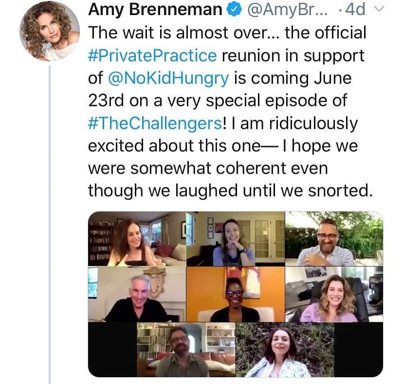 ポール・アデルスタインのインスタグラム：「Private Practice reunion on @amybrenneman ‘s THE CHALLENGERS podcast. Out today!!!」