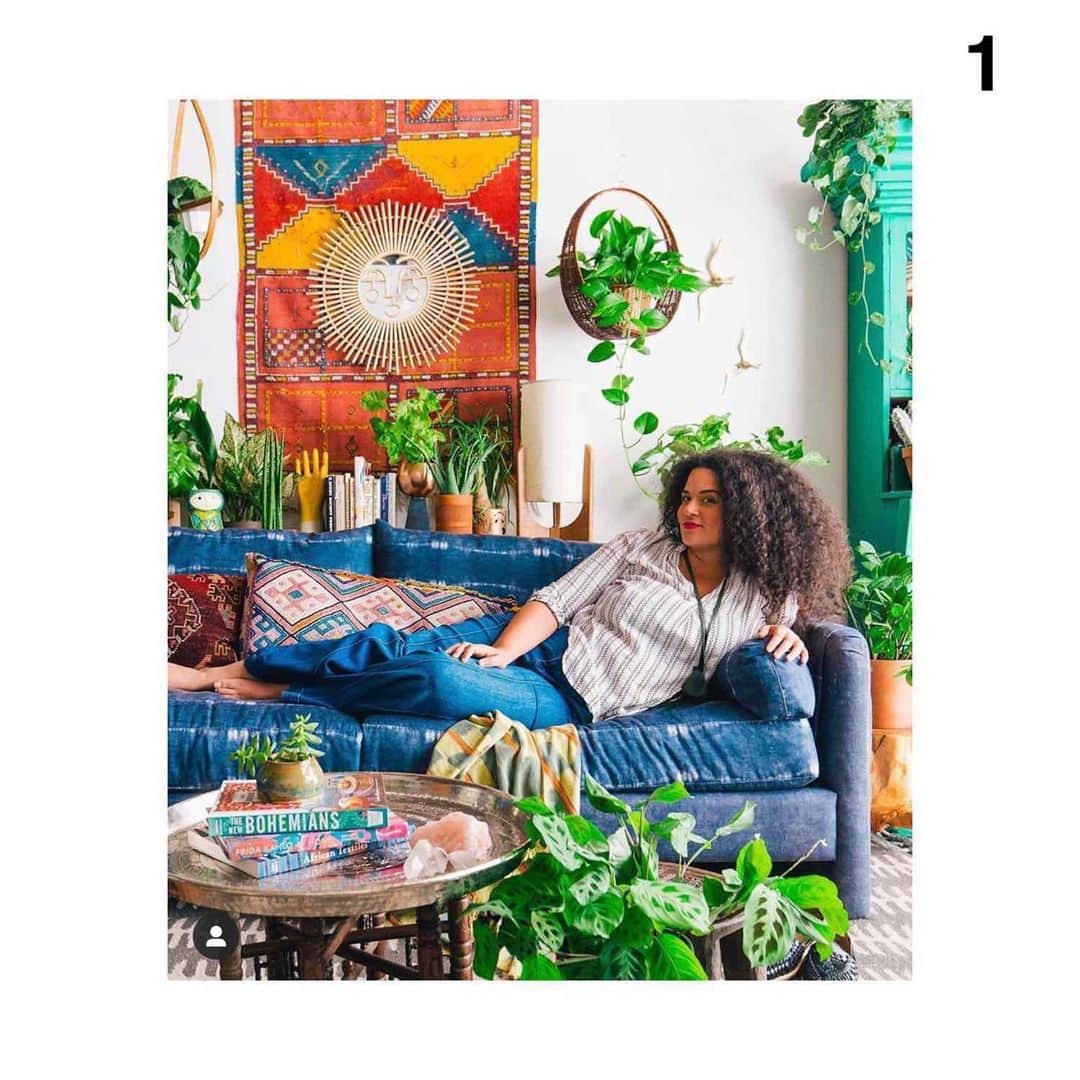 コビー・スマルダーズのインスタグラム：「Here are some crazy amazing businesses you can shop to spruce up your home space. Go to my stories to swipe up and connect directly. ❤️ 1. @thejungalow -  Beautiful bohemian-modern home decor.  2. @biablooms - Epic Flower shop delivering in Los Angeles.  3. @hailethomas - A Wellness+Compassion Activist who has an incredible plant based cooking book coming out.  4. @rayoandhoney - Handcrafted goods combining affirmations and black pop-culture references.  5. @goodeeworld - A marketplace where good design meets good purpose.  6. @45threemodernvintage - A Furniture and Art shop in Los Angeles, ships worldwide.  7. @nattygarden - A super cool Brooklyn-based garden store.  8. @clarepaint - A zero VOC paint company with insane color options.  9. @batiqua - A Fair trade eco-friendly Home Decor company out of my hometown Vancouver BC! 🇨🇦」