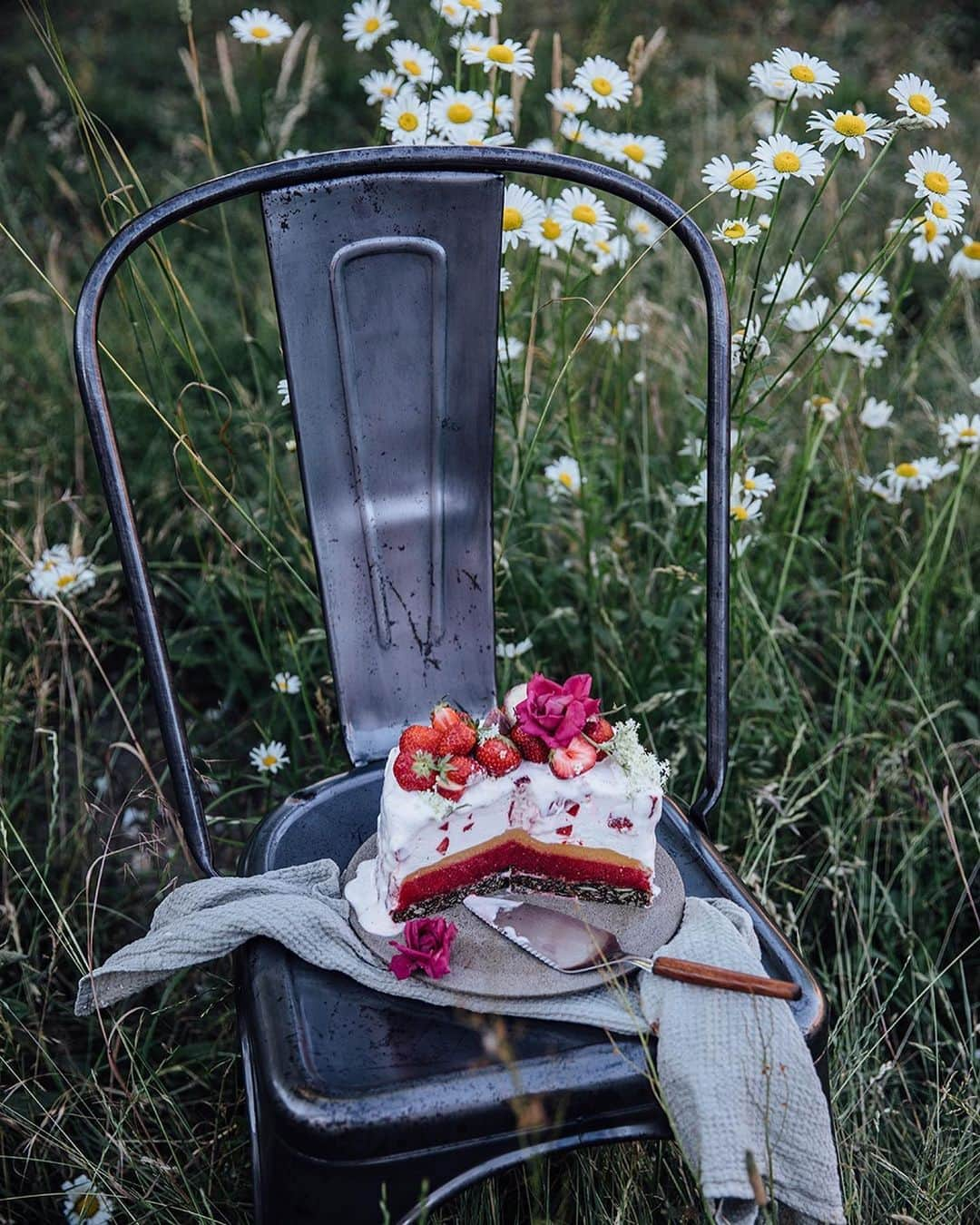 Our Food Storiesさんのインスタグラム写真 - (Our Food StoriesInstagram)「We have so many strawberries in the garden this year, so we will make our favorite elderflower-strawberry ice-cream cake this weekend again 🍓😋 Get the recipe on the blog, link is in profile. #ourfoodstories_countryside  ____ #countrysidelife #countrysideliving #momentslikethis #gardeninspo #gardendesign #gardeninspiration #gardenlove #summerfeeling #vintagefurniture #fellowmag #simplejoys #verilymoment #foodphotographer #foodstylist #germanfoodblogger #foodphotography」6月24日 1時22分 - _foodstories_