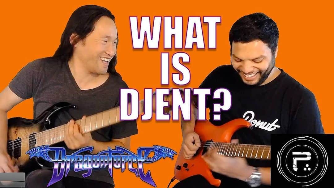 DragonForceさんのインスタグラム写真 - (DragonForceInstagram)「Video: What is #djent? @hermanli jams with @mishaperiphery of @periphery and asked the Djent Master this important question 🤘😂🤘🎸 Link on bio & stories. Is Misha to blame for the style Djent metal? 😭🤣🤣🤣 . #dragonforce #hermanli #mishamansoor #periphery #djent #djentlemen #djentleman #djentmetal #djentmemes」6月24日 1時17分 - dragonforcehq