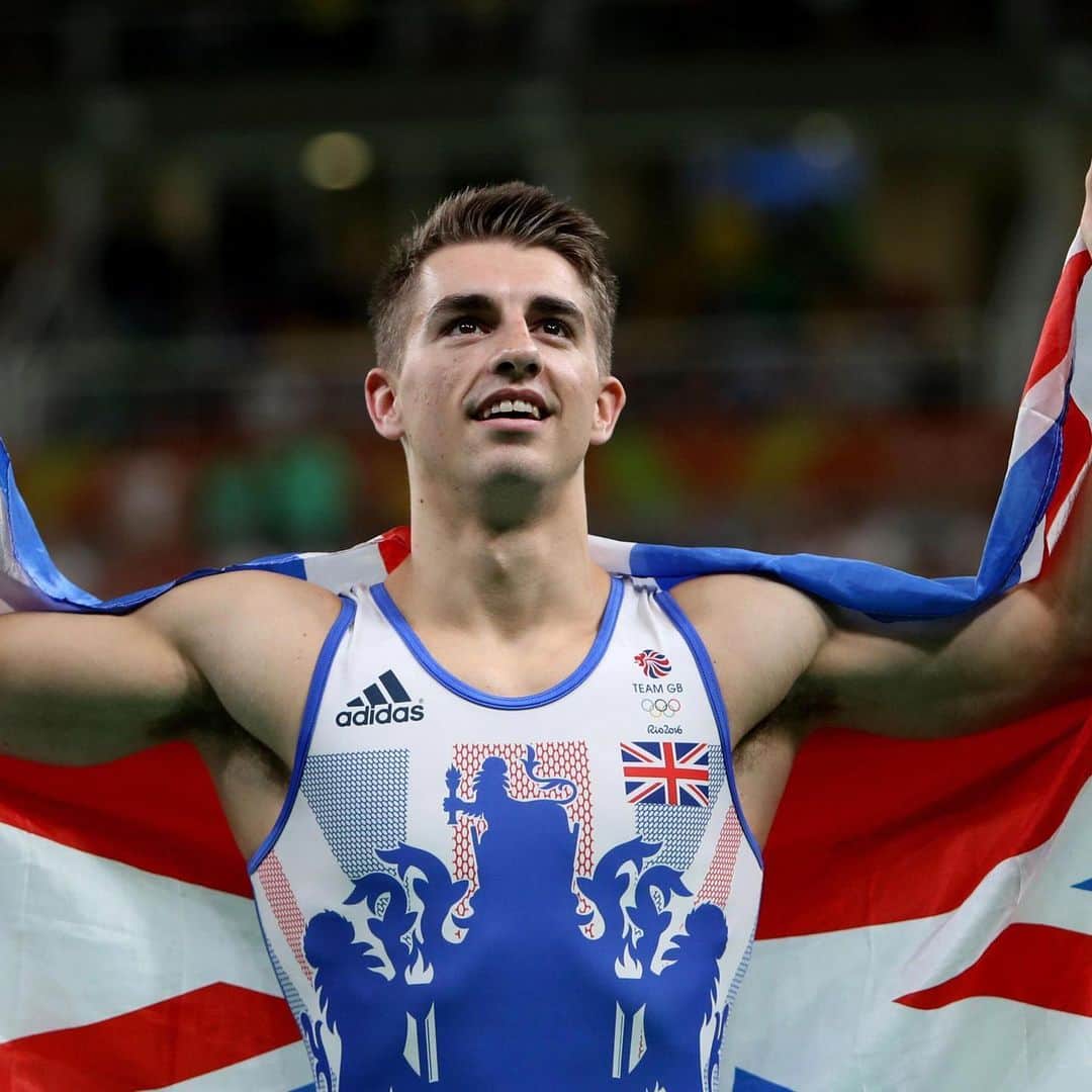 マックス・ウィットロックのインスタグラム：「#HappyOlympicDay everyone. A huge thank you to everyone for the continued support, it’s always appreciated. I can’t wait to get back to competing again soon 🇬🇧👍」