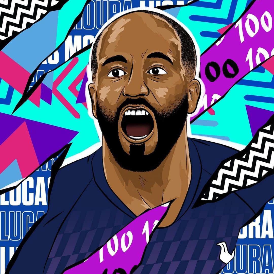トッテナム・ホットスパーFCさんのインスタグラム写真 - (トッテナム・ホットスパーFCInstagram)「🇧🇷 @lucasmoura7 makes his 100th Spurs appearance! 🤩」6月24日 3時36分 - spursofficial