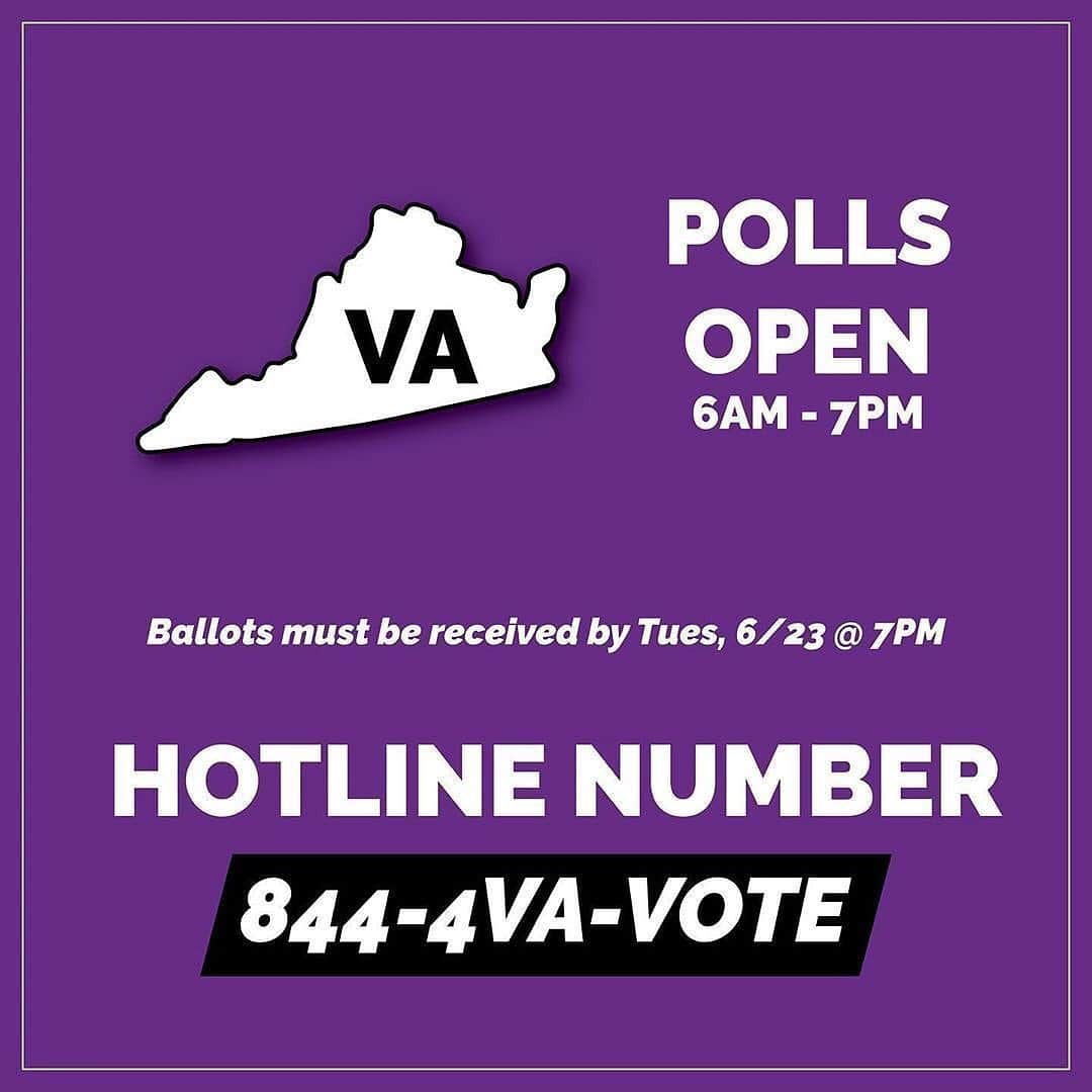 ヴィオラ・デイヴィスさんのインスタグラム写真 - (ヴィオラ・デイヴィスInstagram)「VOTE!!! ‪KY, NY, SC and VA: Today is your primary election day. If you have questions about voting, please call your state's voter protection hotline at the number indicated above. 🔁@luvelisaperry」6月24日 4時48分 - violadavis
