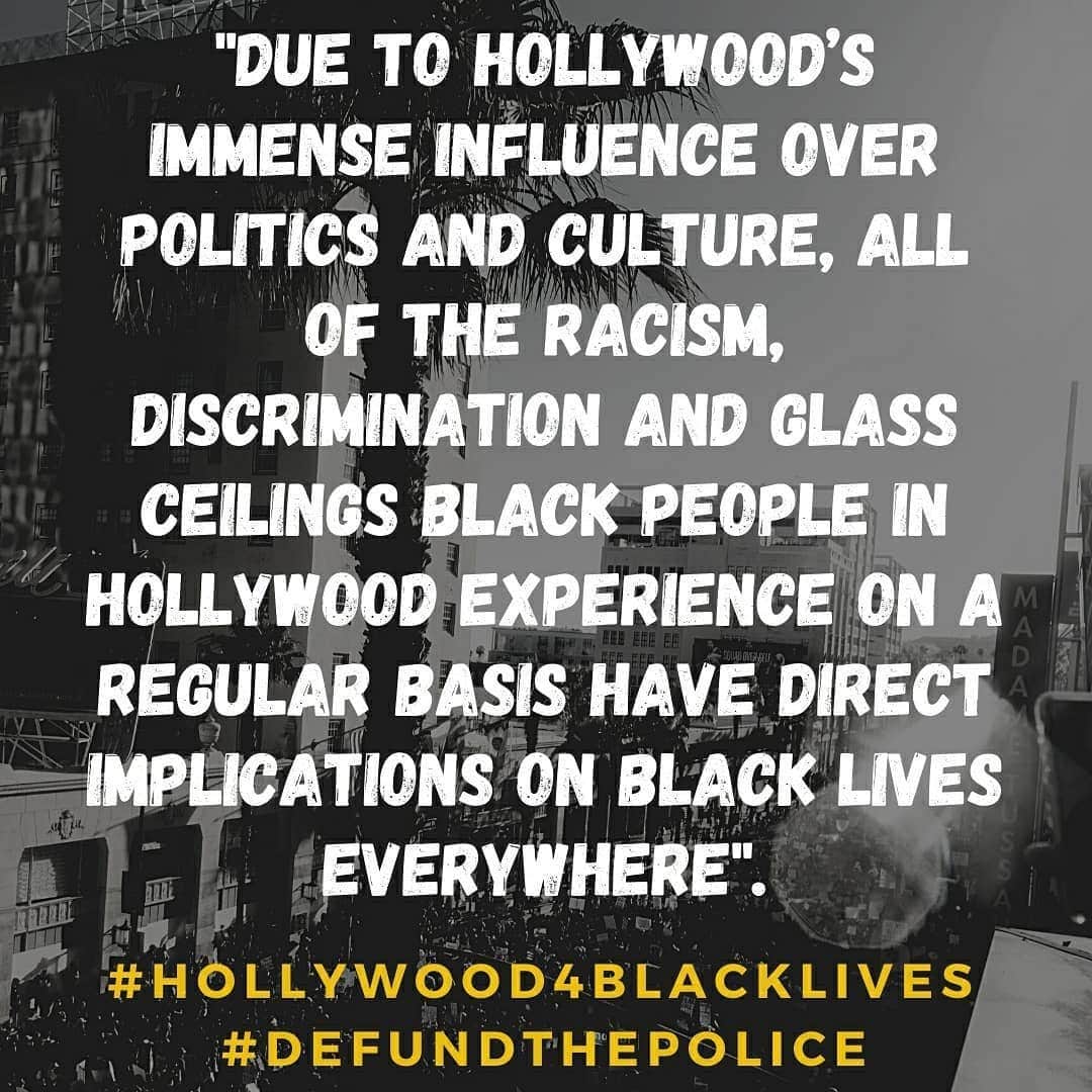 テヨナ・パリスさんのインスタグラム写真 - (テヨナ・パリスInstagram)「Read our letter and full list of demands at www.BLDPWR.com  #Hollywood4BlackLives #DefundThePolice  @bldpwr」6月24日 5時01分 - teyonahparris