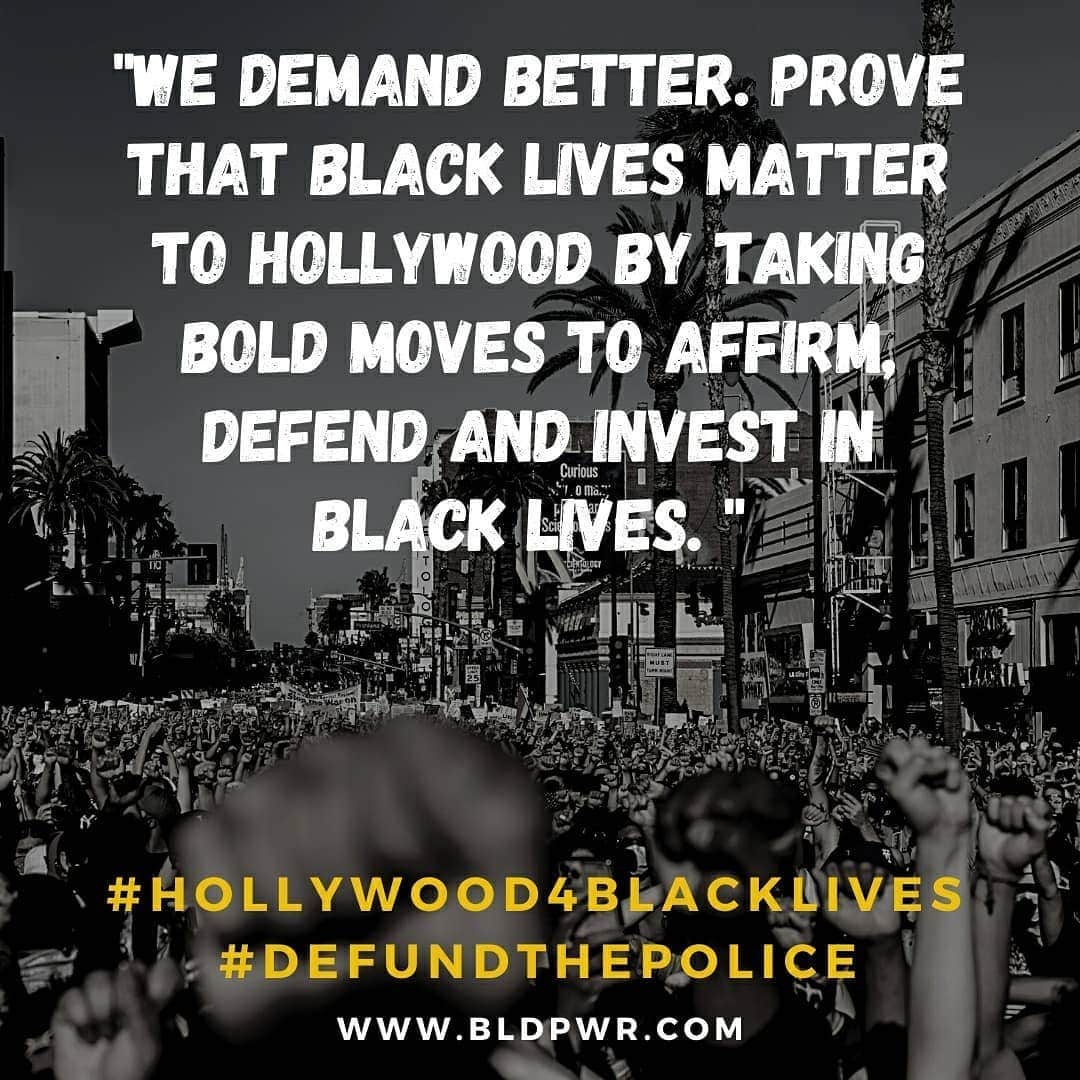 テヨナ・パリスさんのインスタグラム写真 - (テヨナ・パリスInstagram)「Read our letter and full list of demands at www.BLDPWR.com  #Hollywood4BlackLives #DefundThePolice  @bldpwr」6月24日 5時01分 - teyonahparris