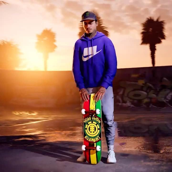 ナイジャ・ヒューストンのインスタグラム：「The Game is Back!!! Who’s hyped for this?? THPS 1+2 #THPS_partner」