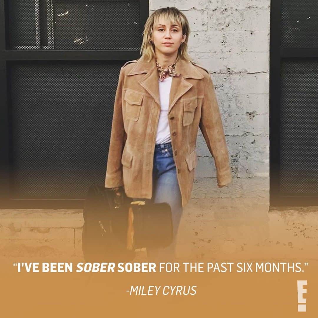 E! Onlineさんのインスタグラム写真 - (E! OnlineInstagram)「In a revealing new interview, Miley Cyrus opened up about what encouraged her to pursue a sober lifestyle. All the details about her brand new start are at the link in our bio. (📷: Instagram)」6月24日 5時15分 - enews
