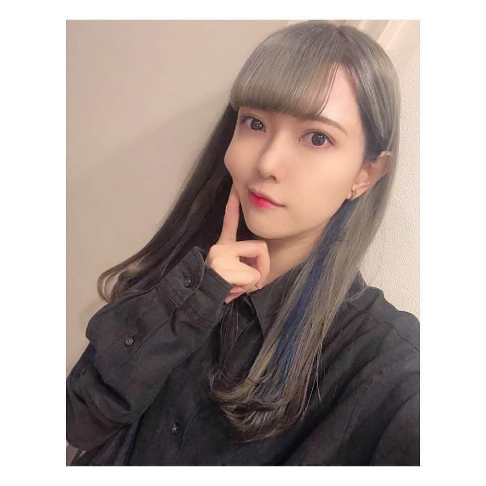 高井つき奈のインスタグラム：「かみいろかえた🤍」