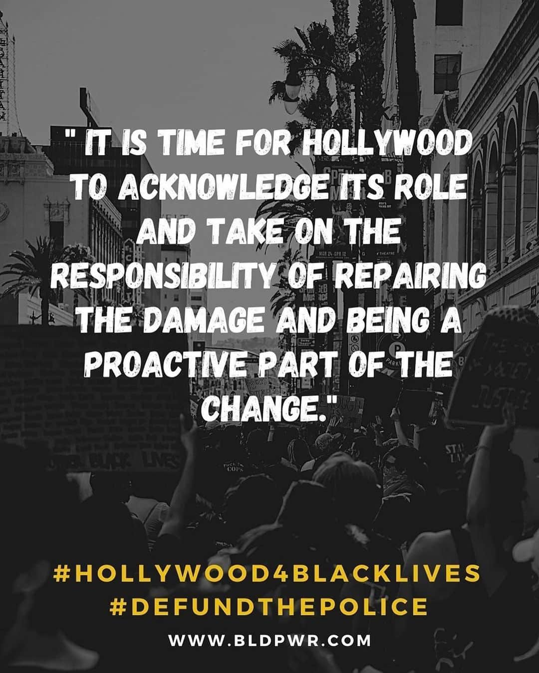 マット・マクゴリーさんのインスタグラム写真 - (マット・マクゴリーInstagram)「Repost from @bldpwr - “In light of continued systemic, brutal murders of Black people, over 300 powerful members of the Black community in Hollywood are standing together with @mvmnt4blklives, a coalition of community-based organizations including @blklivesmatter @blmlosangeles @osopepatrisse @docmellymel from all over the country to put together a letter and a list of demands calling on Hollywood to make bold moves toward liberation and institutional support. . "We need to do better" - #KendrickSampson, Cofounder of BLD PWR . . View the full letter, demands and a list of supporters on www.BLDPWR.com  Link in Bio . .  #DefundthePolice  #Hollywood4BlackLives #BlackLivesMatter #BLM #ReimaginePublicSafety #BLDPWR “」6月24日 6時56分 - mattmcgorry