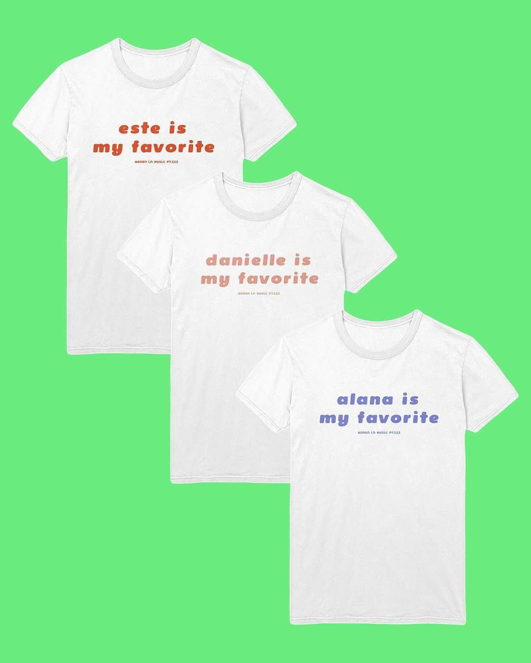 ハイムさんのインスタグラム写真 - (ハイムInstagram)「new merch available now on our store 👕 swipe for more. link in stories.」6月24日 7時02分 - haimtheband