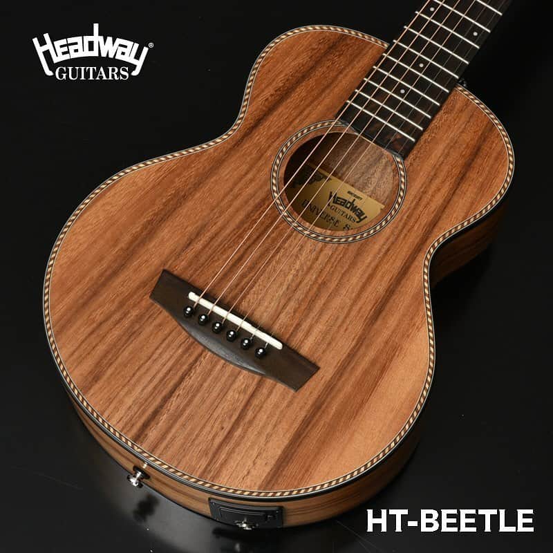 Deviserさんのインスタグラム写真 - (DeviserInstagram)「【新製品情報】トラベルギター"HT-BEETLE"﻿ ﻿ Headway Universe Seriesよりトラベルギター「HT-BEETLE」を今年の8月に発売予定です！﻿ ﻿ スケールは515mmで、全長はおよそ785mmという大変小ぶりなトラベルギターです。先日発売したトラベルギター「HC-630TRV」よりもさらに小さいサイズでデザインしました。﻿ 持ち運びも楽々で、どこでも気軽にお使いいただけます◎﻿ ﻿ またこちらのモデルには、Headwayオリジナルのピックアップ「HG-3」を採用しております。HG-3はトレブル、ミドル、ベースの3バンドEQがついており、フェイズスイッチ、チューナー機能も搭載しております！﻿ ﻿ 生音で楽しむも良し、アンプに繋いで大きな音で楽しむも良しです！！﻿ ﻿ 気になる方はお近くの弊社製品取扱店様へご相談くださいませ。﻿ ﻿ 詳しくは下記のブログをご確認くださいませ。﻿ https://www.deviser.co.jp/headway/content/2020623﻿ ﻿ #headway #ヘッドウェイ #travel #traveler #トラベルギター #guitar #ギター #新発売 #deviser #ディバイザー #長野県松本市」6月24日 16時47分 - deviser2016