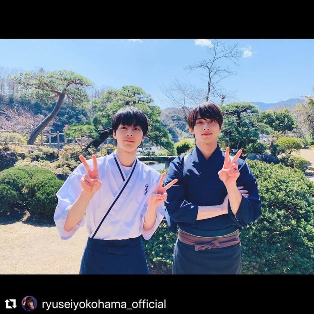 【公式】私たちはどうかしているさんのインスタグラム写真 - (【公式】私たちはどうかしているInstagram)「#Repost @ryuseiyokohama_official with @make_repost ・・・ 椿と城島。  #わたどう #クランクインの写真 #同級生のまひろ #切磋琢磨して #良い関係を作っていけたらと思います。 #明日も頑張ります @watadou_ntv」6月24日 9時42分 - watadou_ntv