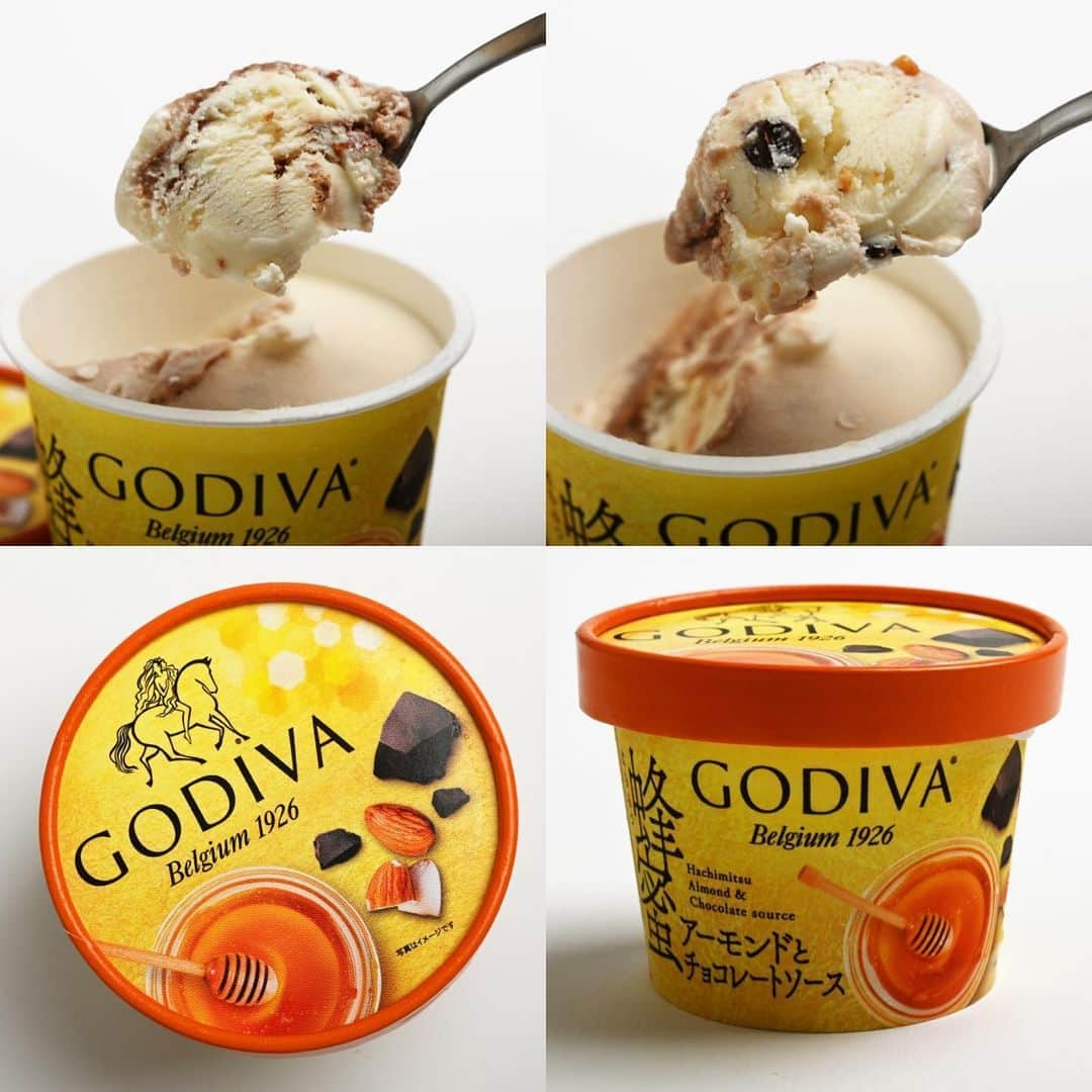 アイスマン福留さんのインスタグラム写真 - (アイスマン福留Instagram)「GODIVA『蜂蜜アーモンドとチョコレートソース』 希少な「国産百花蜂蜜」を100％使用した蜂蜜アイスクリームをベースにカリっと香ばしいキャラメリゼアーモンド、ほろ苦いチョコレートチップ、チョコレートソースなどをたっぷり混ぜた贅沢カップアイス！ #ゴディバ #godiva #チョコレート #チョコレートソース #蜂蜜 #はちみつ #ハニー #国産百花蜂蜜 #百花蜜 #アーモンド #チョコレートチップ #セブンイレブン限定 #icemania #アイスマニア #アイス民 #JapaneseIceCream #Japaneseconveniencestoreicecream #icecream #JapansIceCreamPictureBook #Eiscreme #crèmeglacée #helado #gelado #sorvete #gelato #ijs #lody #мороженое #冰激凌 #아이스크림」6月24日 9時42分 - iceman_ax