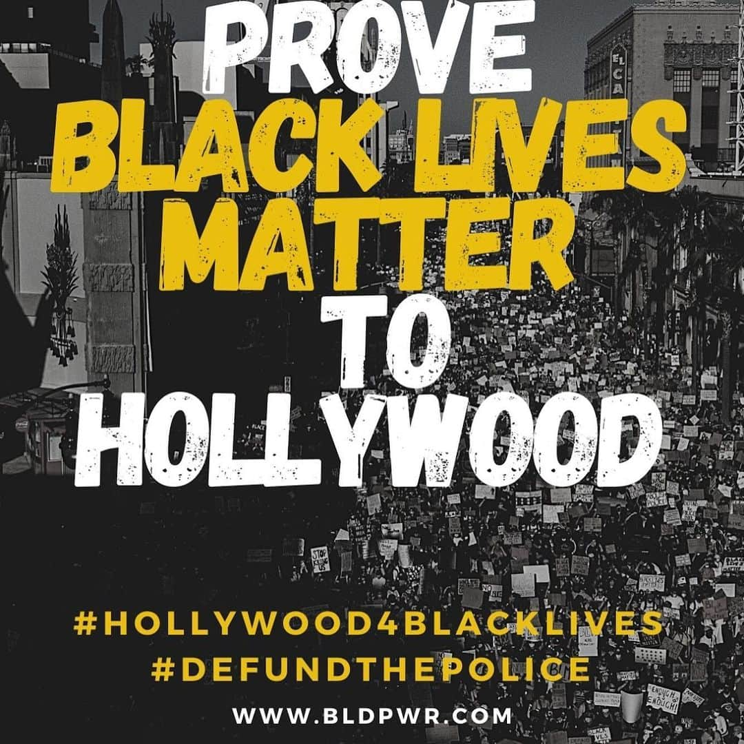 ポーラ・パットンのインスタグラム：「Read our full letter and list of demands. Link to article in story #hollywood4blacklives #defundthepolice #blacklivesmatter #blmla #blmlosangeles #lovenothate #lovewins #naacplegaldefensefund #naacpldf #naacp」