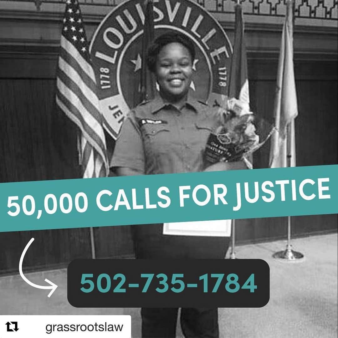 レベッカ・ウィソッキーさんのインスタグラム写真 - (レベッカ・ウィソッキーInstagram)「#arrestbreonnataylorskillers All eyes on you #kentucky #Repost @grassrootslaw with @get_repost ・・・ It’s time for justice for Breonna Taylor.  We’re demanding justice by making 50,000 calls this week to AG Cameron and Kentucky’s state legislature to hold her killers accountable.  Help us reach our goal! ☎️ Call 502-735-1784 TODAY!」6月24日 11時33分 - rebeccawisocky