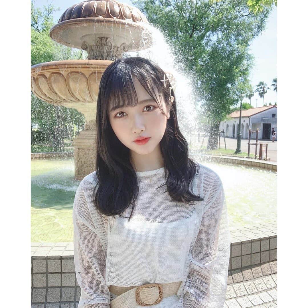 のインスタグラム：「． 今日も頑張りましょう☺︎✨ #ootd #ootdfashion #dazzlin #STU48 #石田千穂」