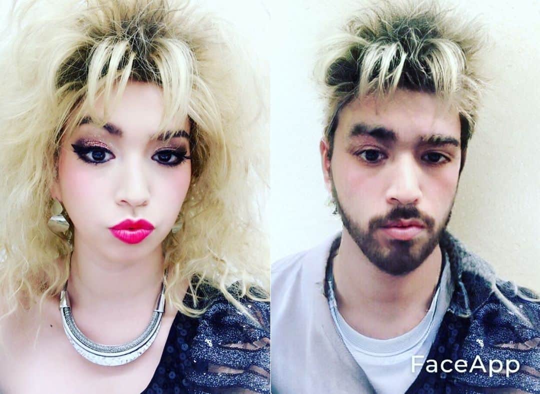 ダンドイ舞莉花のインスタグラム：「Mario Dandoy? #faceapp」