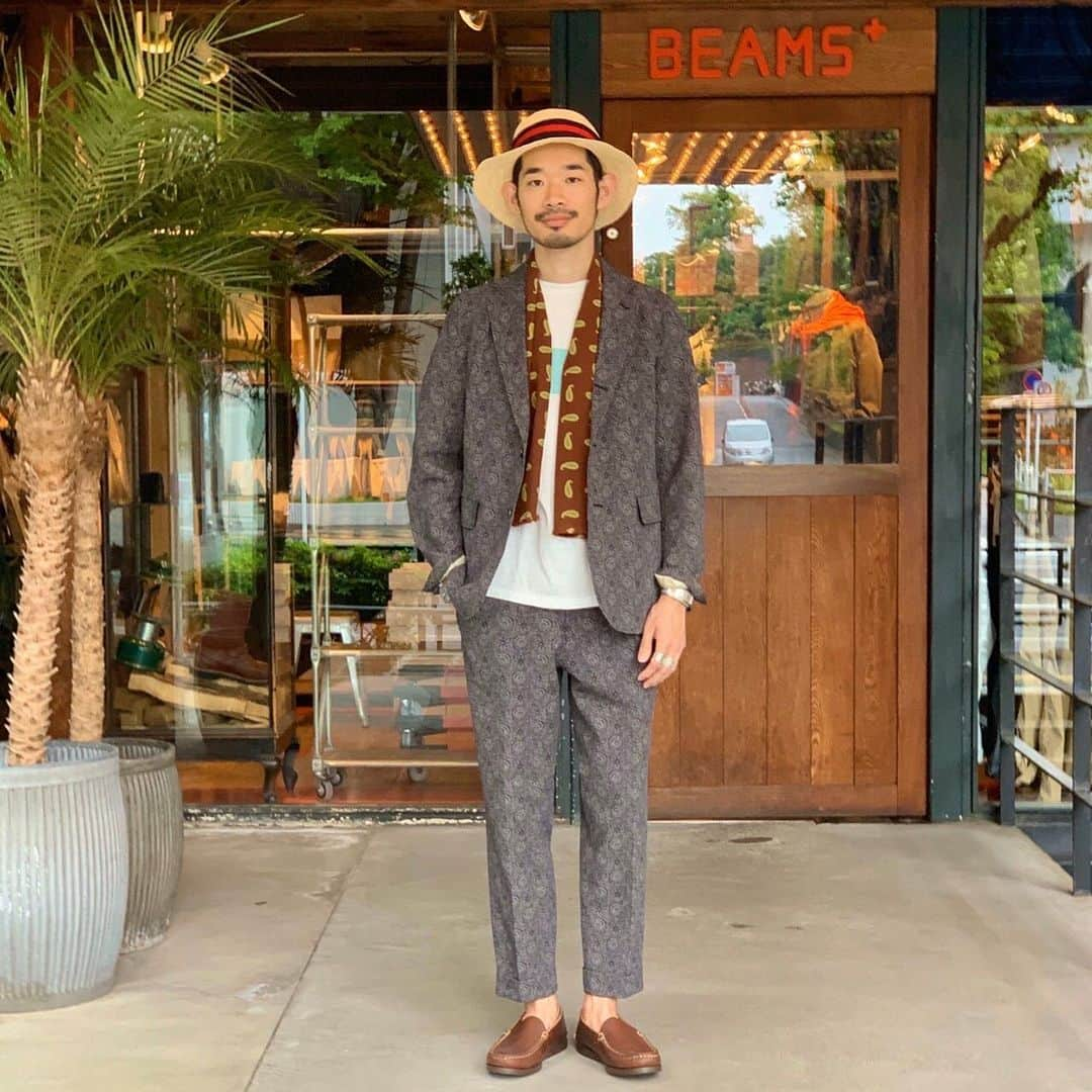 BEAMS+さんのインスタグラム写真 - (BEAMS+Instagram)「BEAMS PLUS STYLE  #beams #beamsplus #beamsplusharajuku #harajuku #tokyo #japan #sportcoat #traveljacket #batik#rancourt #mensfashion #menstyle #menswear」6月24日 13時41分 - beams_plus_harajuku